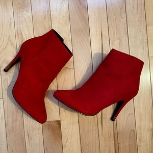 RED Madden Girl Ankle Booties Size 6.5